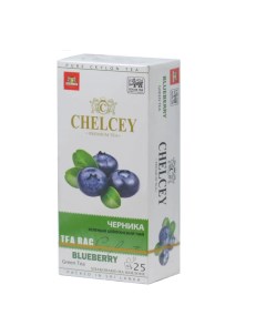 Чай зеленый Черника 25 пакетиков Chelcey