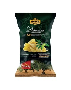 Чипсы картофельные Delicatesse с оливковым маслом 160 г Argente