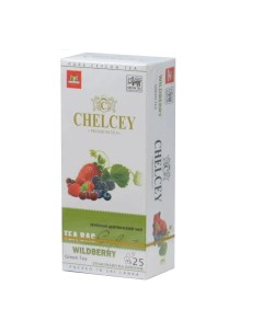 Чай зеленый Лесные ягоды 25 пакетиков Chelcey
