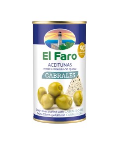 Оливки Farovila Manzanilla зелёные фаршированные сыром El faro
