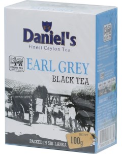 Чай черный Earl Grey листовой 100 г Daniels