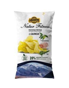 Чипсы картофельные Natur Fitness с розовой гималайской солью и киноа 150 г Argente