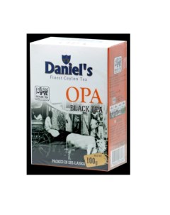 Чай черный OPA листовой 100 г Daniels