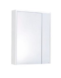 RONDA Шкаф зеркальный 600 мм бетон белый матовый Roca