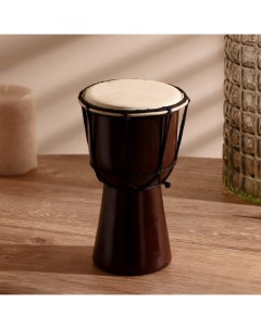 Музыкальный инструмент барабан джембе Классика 20х12х12 см Nobrand