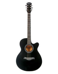 Акустическая гитара с анкером глянцевая Черная Липа 4 4 40 дюйм BC4010 BK Belucci
