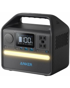 Зарядное устройство сетевое 521 A1720313 емкостью 256 Втч с выходом переменного тока 220 В 4 выходны Anker