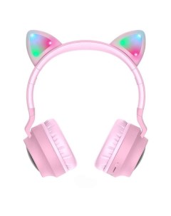 Наушники полноразмерные Bluetooth Hoco W27 Cat Ear Pink W27 Cat Ear Pink