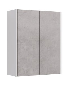 Шкаф Combi 60 подвесной бетон белый глянец Lemark