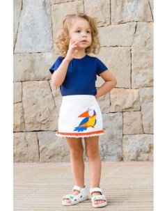 Хлопковая юбка с принтом Evika kids