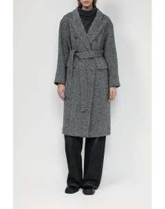 Пальто из смесовой шерсти со съемным поясом Belucci