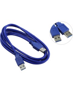 Кабель USB 3 0 Af USB 3 0 Am 1 8м синий K860 Smartbuy