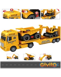Игровой набор G235 477 Транспортер городской инженерной техники Givito