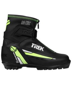 Ботинки лыжные Experience 1 NNN ИК цвет чёрный лого зелёный неон размер 37 Trek