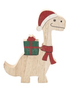 Сувенир новогодний Рождественский динозаврик в ассортименте цвет по наличию Homeclub