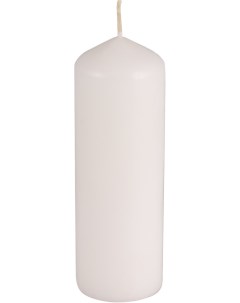 Свеча декоративная 6 х 17 см бело красная Homeclub