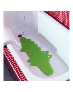 Коврик в ванну PATRULL крокодил зеленый 33x90 см Ikea