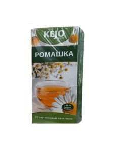 Чай травяной Ромашка 20 пакетиков Kejofoods