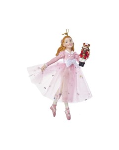 Елочная игрушка Клара в розовом платье C7993C 12 7 см 1 шт Kurts adler