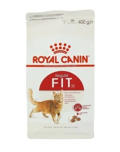 Сухой корм для кошек Fit для кошек с умеренной активностью 400 г Royal canin