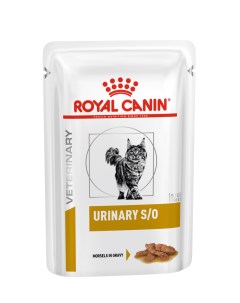 Влажный корм для кошек Vet Diet Urinary S O мясо в соусе 85г Royal canin