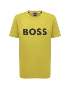 Хлопковая футболка Boss