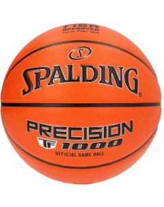 Мяч баскетбольный TF 1000 Precision 77526z р 7 FIBA Appr zK композит нейл корд кор чер серебр Spalding