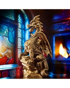 Статуэтка Дракон в черной подарочной упаковке Город подарков