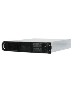 Корпус серверный 2U RE204 D2H5 M 45 2x5 25 5HDD черный без блока питания PS 2 mini redundant глубина Procase