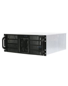 Корпус серверный 4U RE411 D8H4 A 45 8x5 25 4HDD черный без блока питания глубина 450мм MB ATX 12 x9  Procase