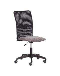 Кресло компьютерное Tetchair Start флок серый черный 20539 Start флок серый черный 20539