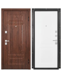 Дверь входная металлическая Мельбурн 96x201 см правая белая Belwooddoors