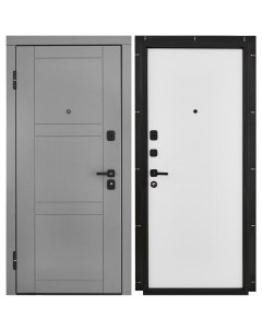 Дверь входная металлическая Лацио 96x201 см левая белая Belwooddoors