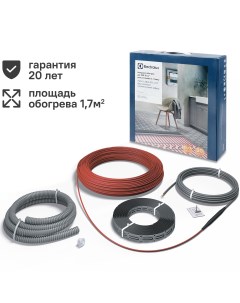 Нагревательный кабель для теплого пола ETC 2 17 200 11 8 м 200 Вт Electrolux