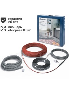 Нагревательный кабель для теплого пола ETC 2 17 100 5 9 м 100 Вт Electrolux