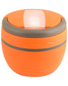 Термос контейнер 0 5 л T85050 пластиковая колба цвет оранжевый Без бренда