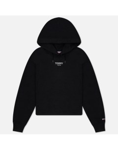 Женская толстовка Relaxed Cropped Essential Logo Hoodie Tommy jeans