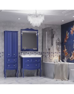 Мебель для ванной Валери 85 см сапфир Opadiris