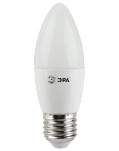 Лампа светодиодная E27 свеча B35 7Вт 2700K теплый свет 560лм LED B35 7W 827 E27 Б0028479 Era