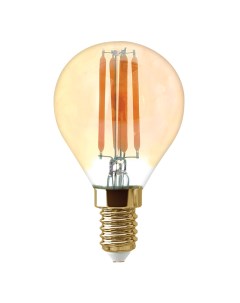Лампа светодиодная E14 шар 9Вт 2400K теплый свет 855лм филаментная Filament TH B2123 Thomson
