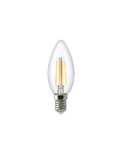 Лампа светодиодная E14 свеча C37 7Вт 6500K холодный свет 750лм Filament TH B2334 Thomson