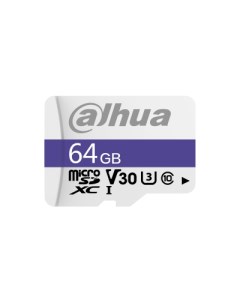 Карта памяти 64Gb microSDXC C100 Class 10 UHS I U3 V30 DHI TF C100 64GB Dahua