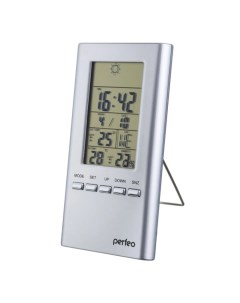 Метеостанция с проводным датчиком температура в помещении температура снаружи влажность в помещении  Perfeo