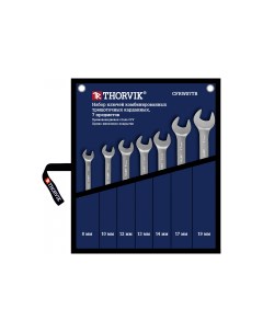 Набор ключей комбинированных трещоточных шарнирных предметов в наборе 7шт CrV ключи комбинированные  Thorvik
