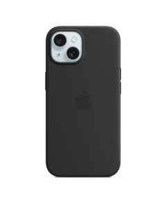Чехол для смартфона iPhone 15 Silicone Case MagSafe Black Apple