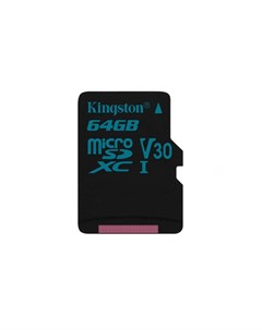 Карта памяти Micro SDHC SP Canvas Go 64GB Kingston