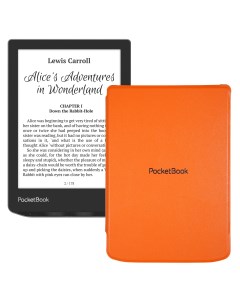 Электронная книга 629 Verse Mist Grey обложка Orange Pocketbook