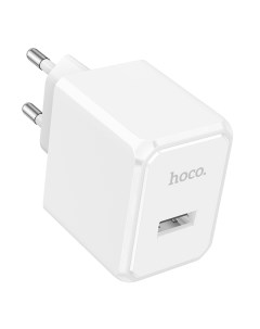Сетевое зарядное устройство 1xUSB 2 1 А белый Hoco