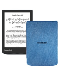 Электронная книга 629 Verse Bright Blue обложка Blue Pocketbook