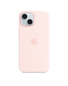 Чехол для смартфона iPhone 15 Silicone Case MagSafe Light Pink Apple